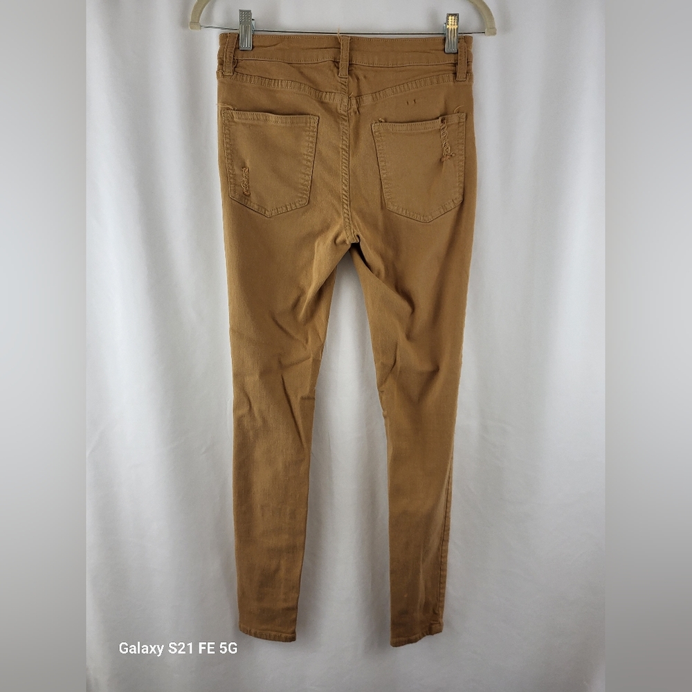 Juniors Button Fly Jeans Size 7 - Picture 3 of 4